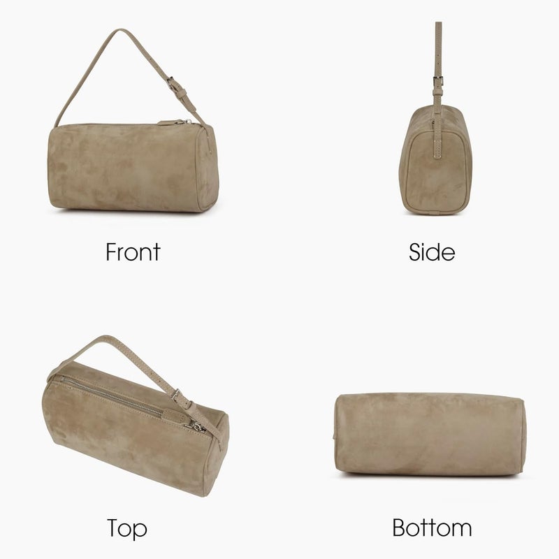 DONNAIN Premium Suede Leather Crossbody Purses for Women, Small Shoulder Bag with Adjustable Strap and Crossbody Hobo Bag - Image 3